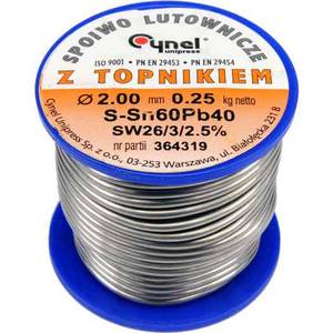 Jootetina Sn60Pb40 2,0mm 250g