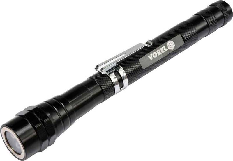 Teleskoobiga lamp magneti ja 3 LED-ga