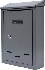 Postkast 285x200x60mm hall