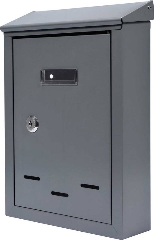 Postkast 285x200x60mm hall