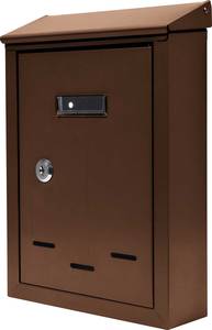 Postkast 285x200x60mm pruun