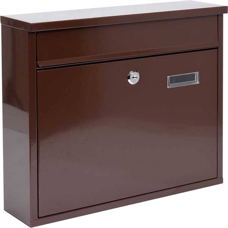 Postkast 310x360x100 pruun