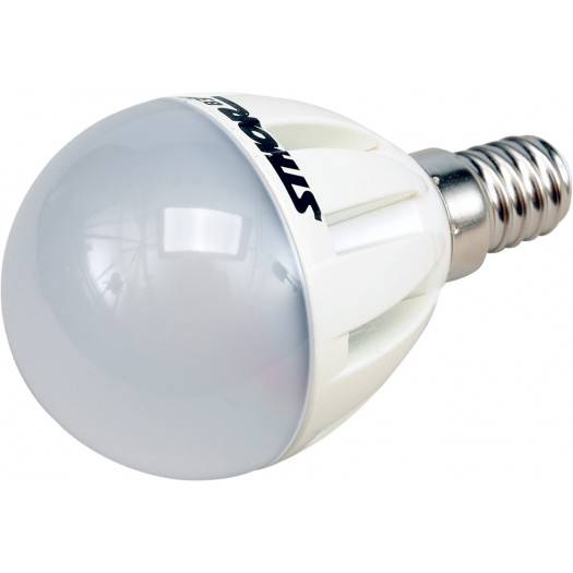LED light bulb P45, E14, 3 W, 230 V, 3000 K