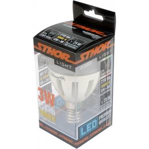 LED light bulb P45, E14, 3 W, 230 V, 3000 K