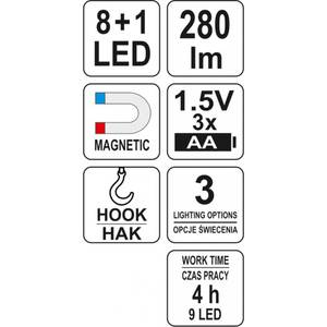 Work Led Light 2In1, Magnet