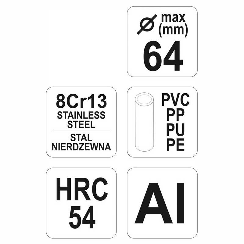 Plasttorulõikaja kuni 64mm