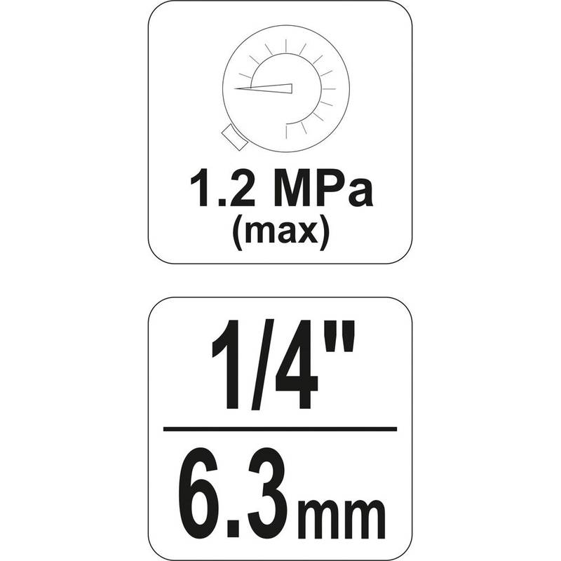 Reduktor manomeetriga 1/4"