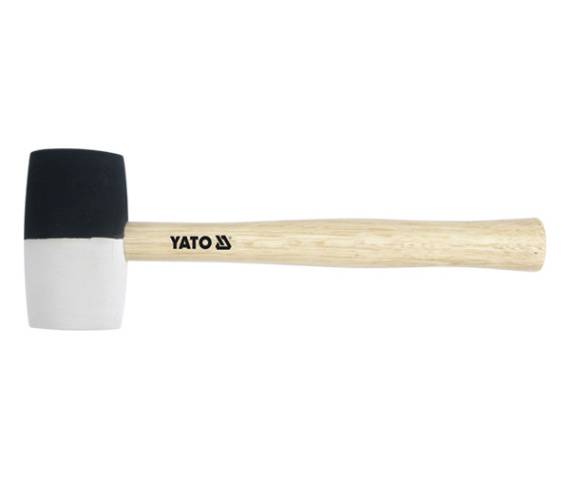 Kummihaamer valge/must 780g