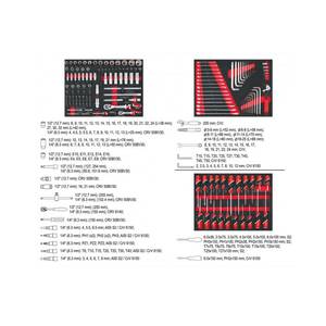 Roller Cabinet W. Tools 211Pcs
