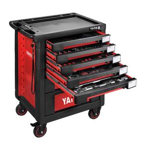 Roller Cabinet W.Tools, 7 Drawers,165Pcs