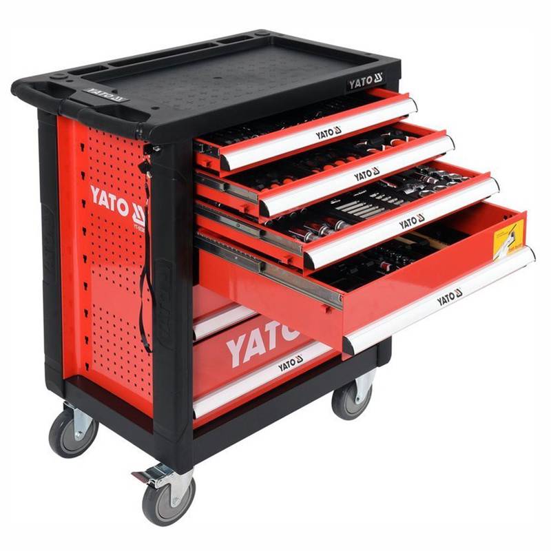 Tööriistakäru 6 sahtlit 185osa **