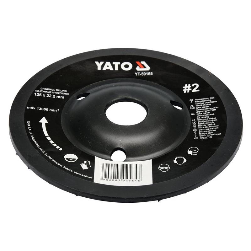 Tapered Rasp Disc 125mm No2