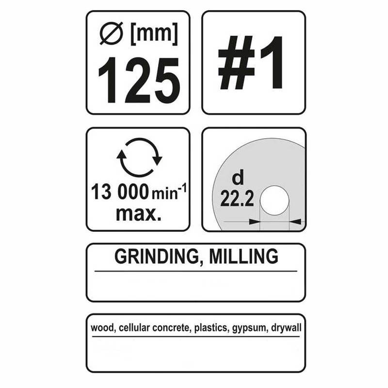 Tapered Rasp Disc 125mm No1