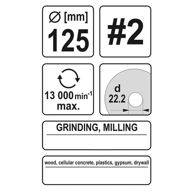 Tapered Rasp Disc 125mm No2