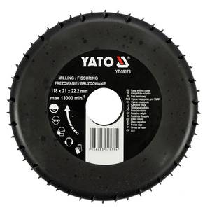 Raspelfrees nurklihvijale 118mm ühe tööpinnaga