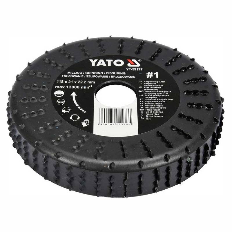 Raspelfrees nurklihvijale 118mm kahe tööpinnaga