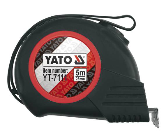Mõõdulint 5m/25mm YATO magnet pidurdatud (auto-lock)