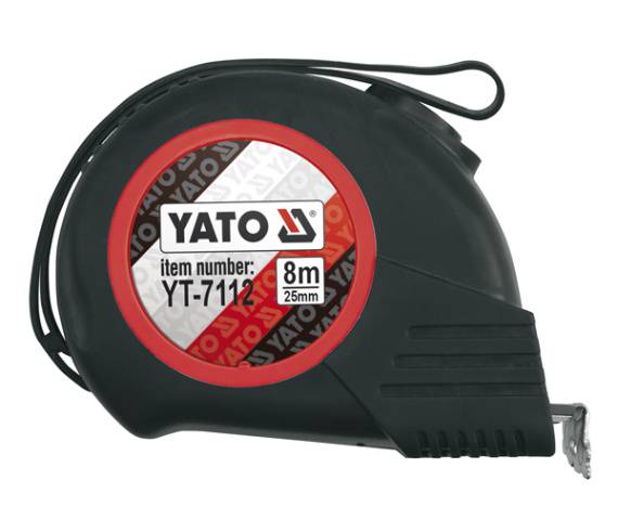 Mõõdulint 8m/25mm YATO magnet pidurdatud (auto-lock)