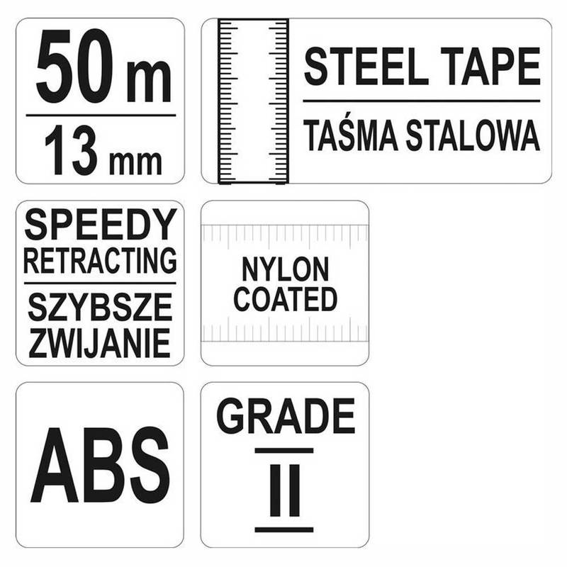 Steel Measuring Tape 50 M X 13 mm