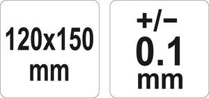 Protractor 0-150 X 200 mm