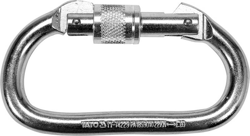 Steel Carabiner Snap Hook With Locking S