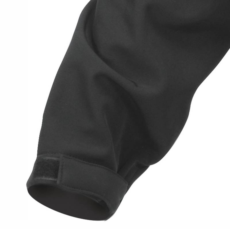 Jope softshell kapuutsiga must L
