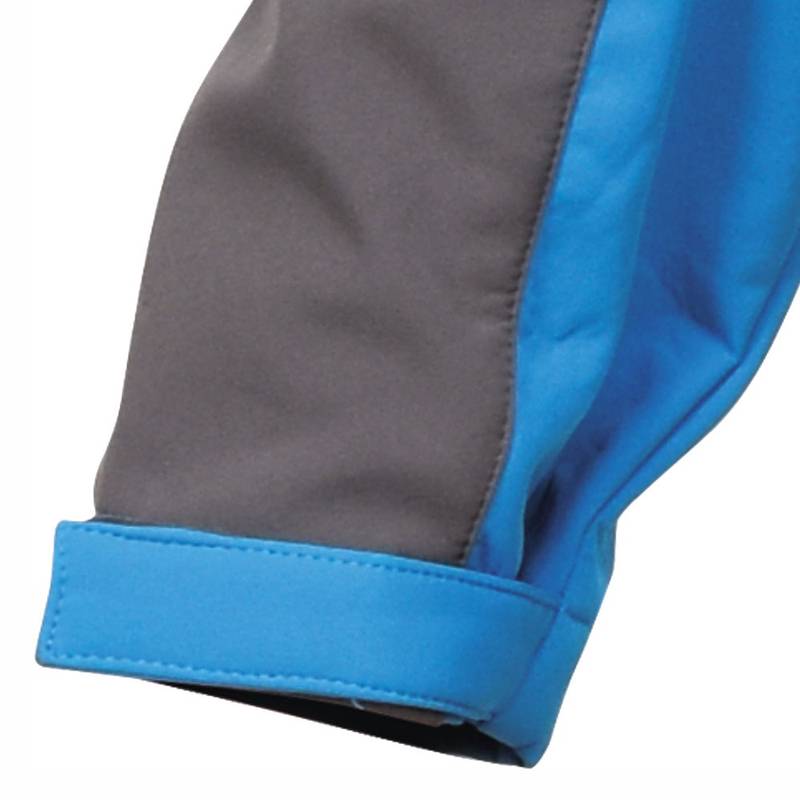 Jope softshell kapuutsiga sinine/helehall L