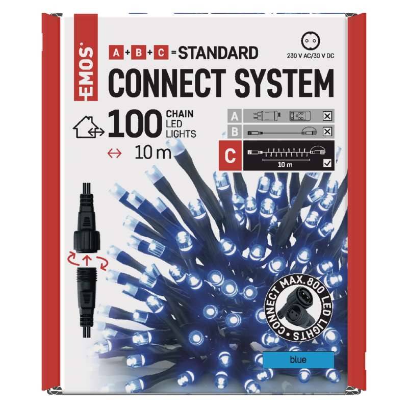 Connectable LED String Light, 10m, 100 LED, blue