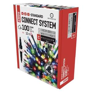 Connectable LED String Light, 10m, 100 LED, multicolor