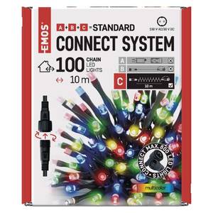Connectable LED String Light, 10m, 100 LED, multicolor