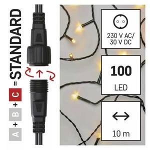 Valguskett 100 LED Standard 10m soe valgus jätkuvõimalusega