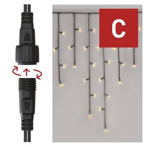 Valguskardin 100 LED Standard 0,9x2,5m soe valgus jätkuvõimalusega