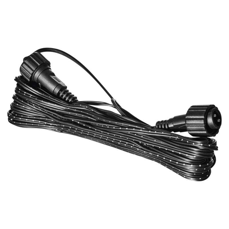 Jätkupikendus Standard 10m IP44 must valguskardinale / ketile