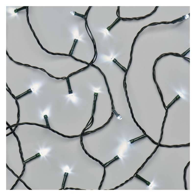LED Christmas chain 500 LED, 50 m, cool white, timer