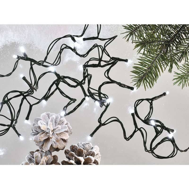 LED Christmas chain 500 LED, 50 m, cool white, timer