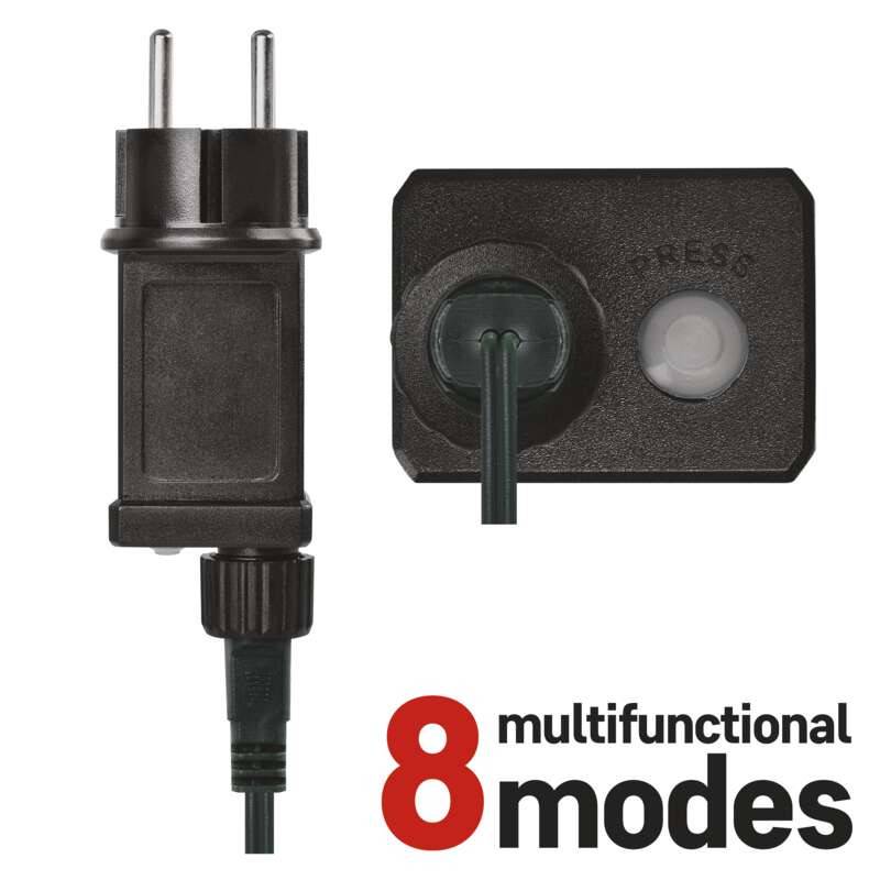 Valguskett 120 LED Classic 5+12m külm valgus 8 funktsiooni