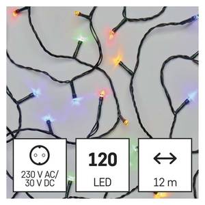 Valguskett 120 LED Classic 5+12m mitmevärviline valgus taimeriga