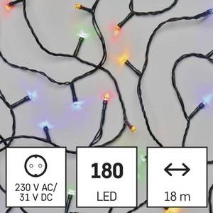 Valguskett 180 LED Classic 5+18m mitmevärviline valgus taimeriga