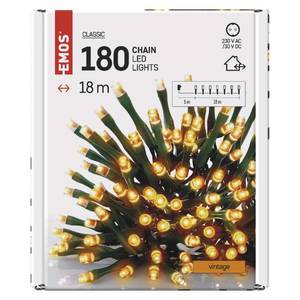 180LED XMAS CLS TIMER 18M VNT