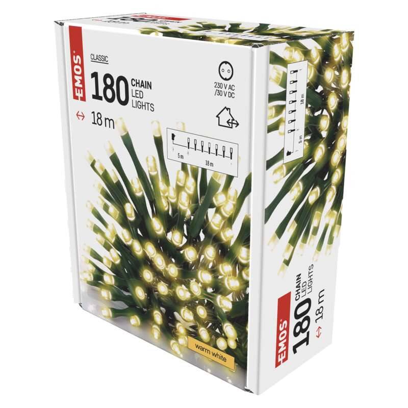 Valguskett 180 LED Classic 5+18m soe valgus taimeriga