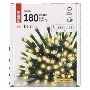 Valguskett 180 LED Classic 5+18m soe valgus taimeriga
