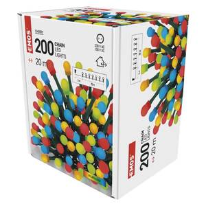Valguskett 200 LED Cherry 5+20m mitmevärviline valgus taimeriga
