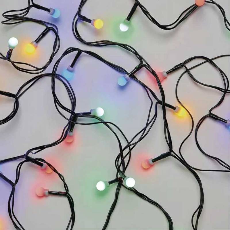 Valguskett 200 LED Cherry 5+20m mitmevärviline valgus taimeriga