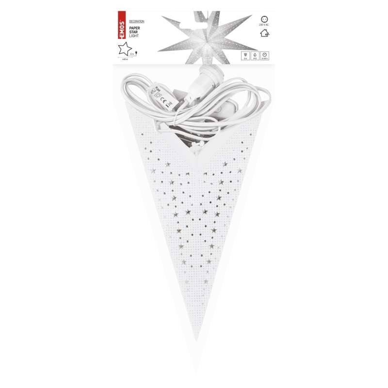 PAPER STAR SILVER 60CM E14