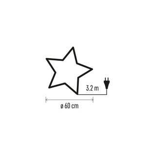 PAPER STAR SILVER 60CM E14