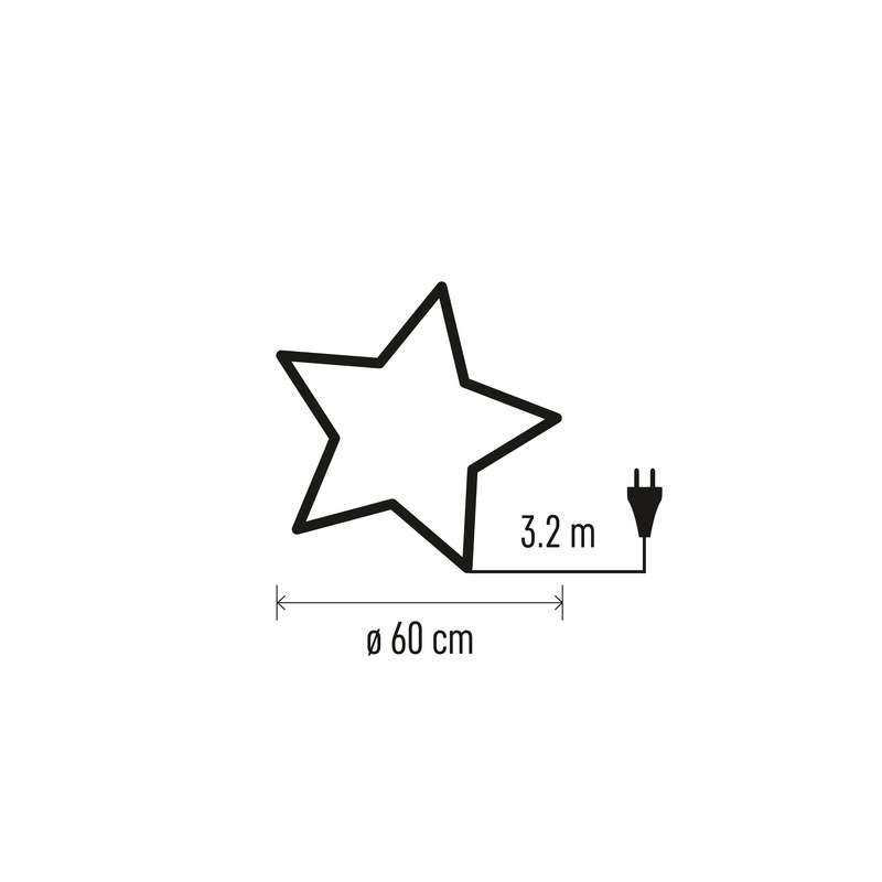 PAPER STAR SILVER 60CM E14