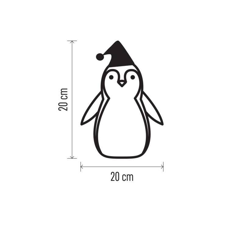 20LED PENGUIN 3AA T CW