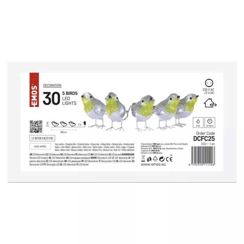 30LED BIRDS IP44 CW
