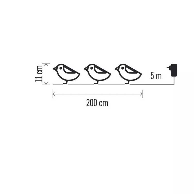 30LED BIRDS IP44 CW