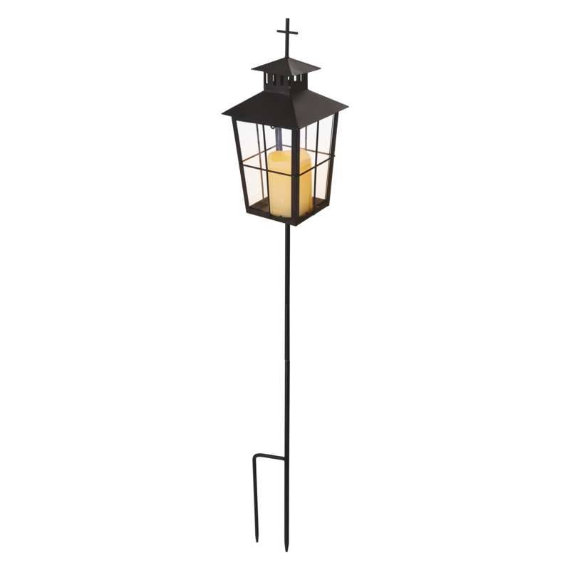 Dekoratsioon 1 LED latern seisev 15x90cm vintage 3xAAA *